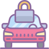car lock icon for auto insurance coverage